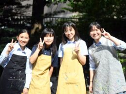 西巣鴨ボランティア参加の学生と共に