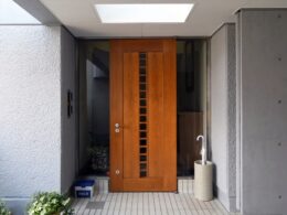 木製玄関ドア再生