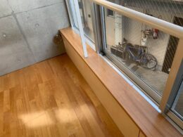 木製カウンター再生