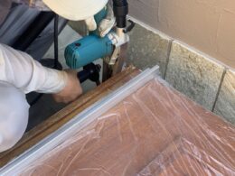 ベルトサンダー研磨