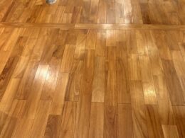 ハードクリアオイル塗装直後