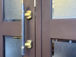 木製玄関ドア再生