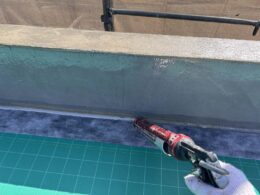 入隅にはシーリング充填