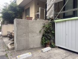 施工前の打ち放しコンクリート肌