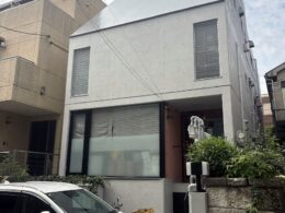 【施工事例】中目黒打ち放しコンクリート再生塗装完了