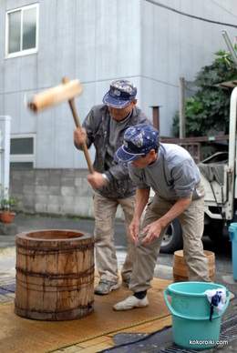 餅つき