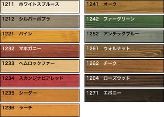 ワンコートオンリーの色調