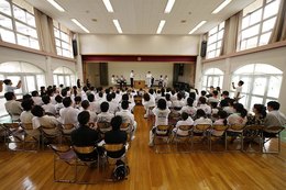 第三幼稚園教職員並びにご父兄様によるセレモニー