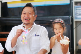 子供たちとお昼ご飯